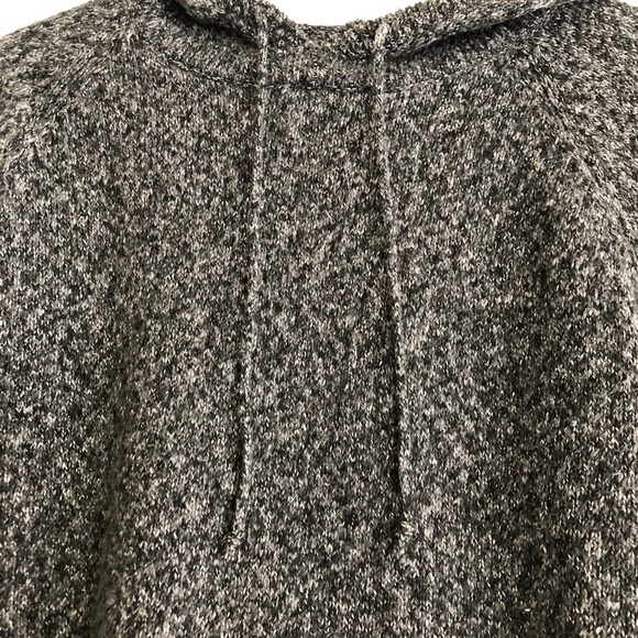 Grey Marled Hooded Sweater - Picture 10 of 15